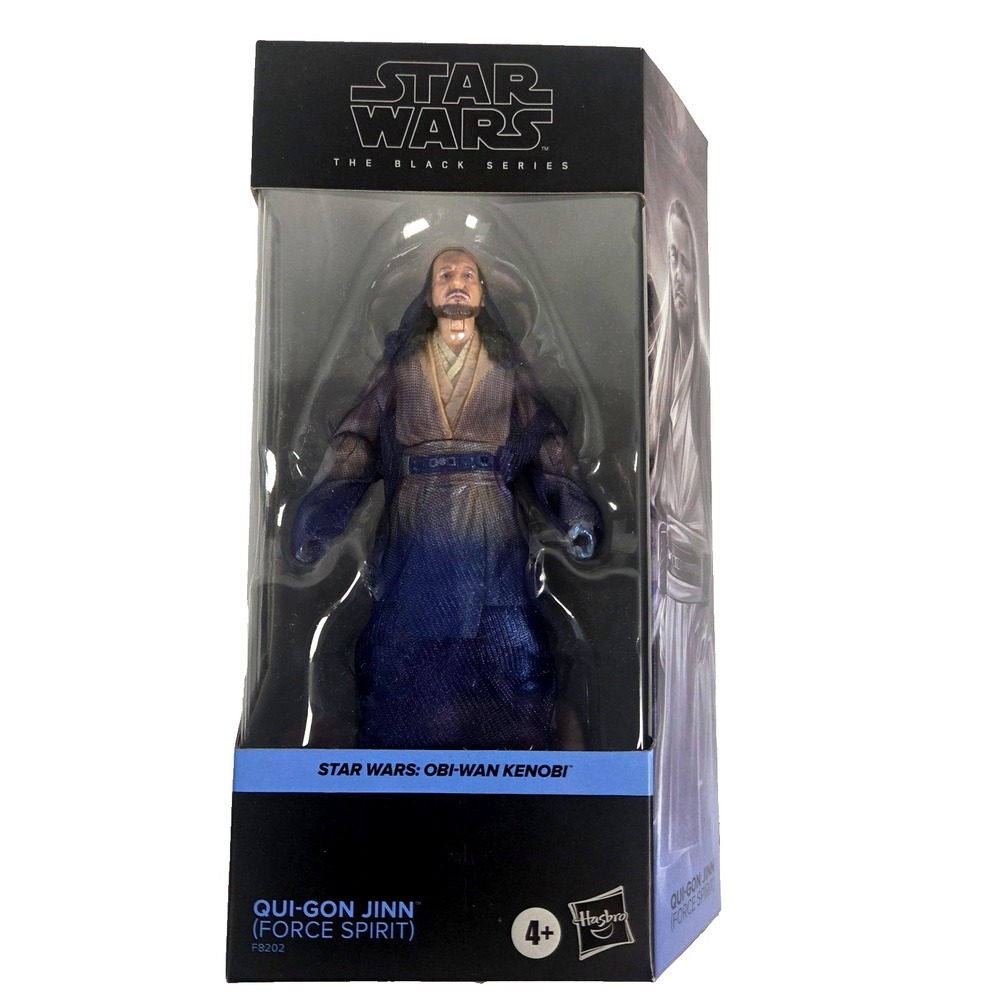 Hasbro Star Wars Black Series Qui-Gon Jinn Force Spirit 6 Inch Figure New F8202